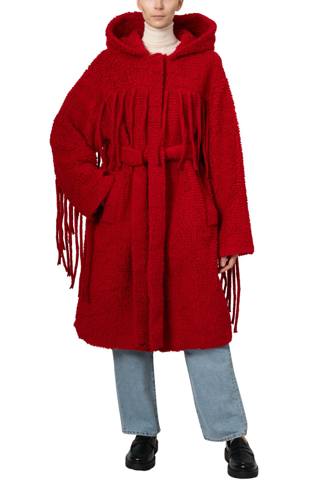 Stella Mccartney-Oversized Fringed Coat-C103 2022 232-dgallerystore