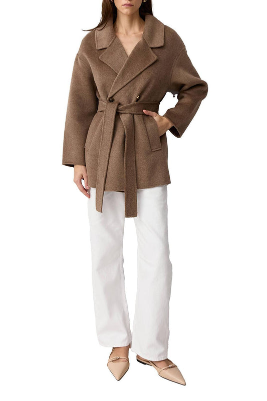 The Curated-The london jacket chocolate melange-dgallerystore