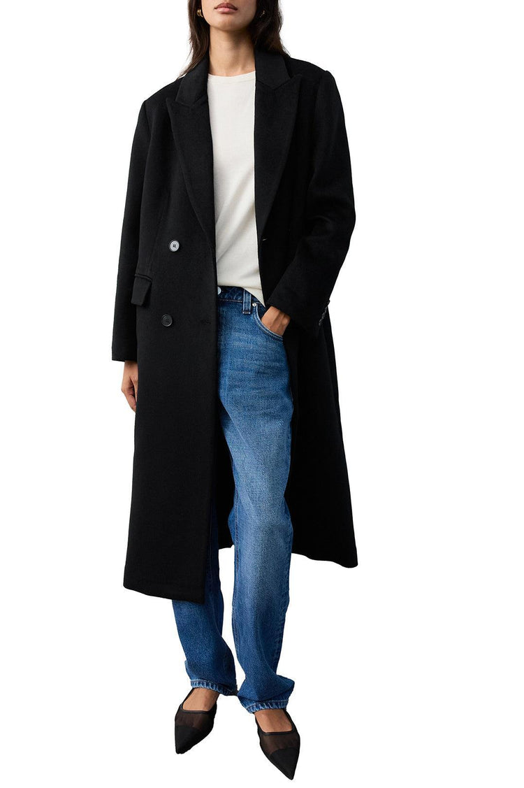 The Curated-The new york coat chocolate melange-dgallerystore