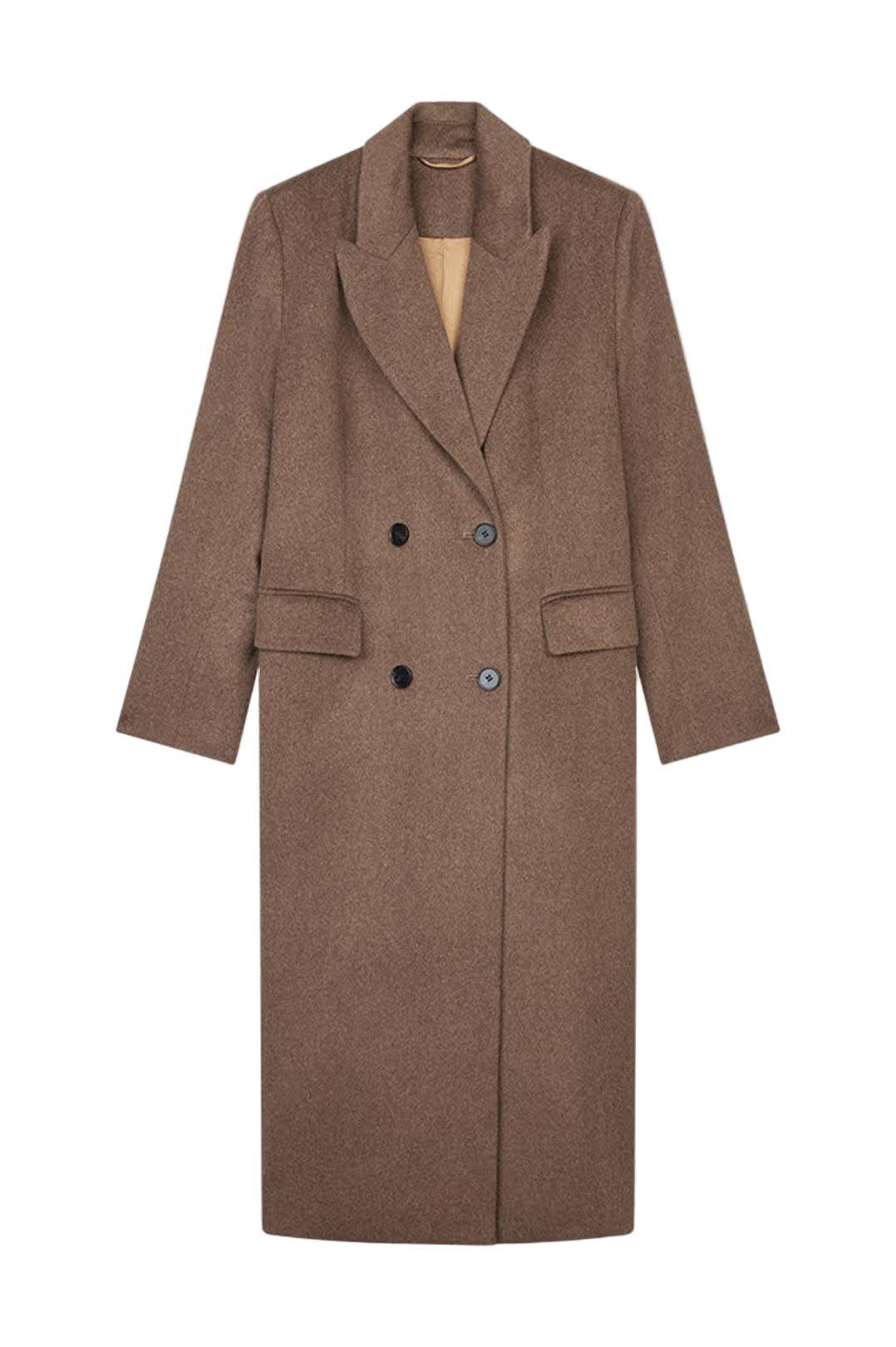 The Curated-The new york coat chocolate melange-dgallerystore