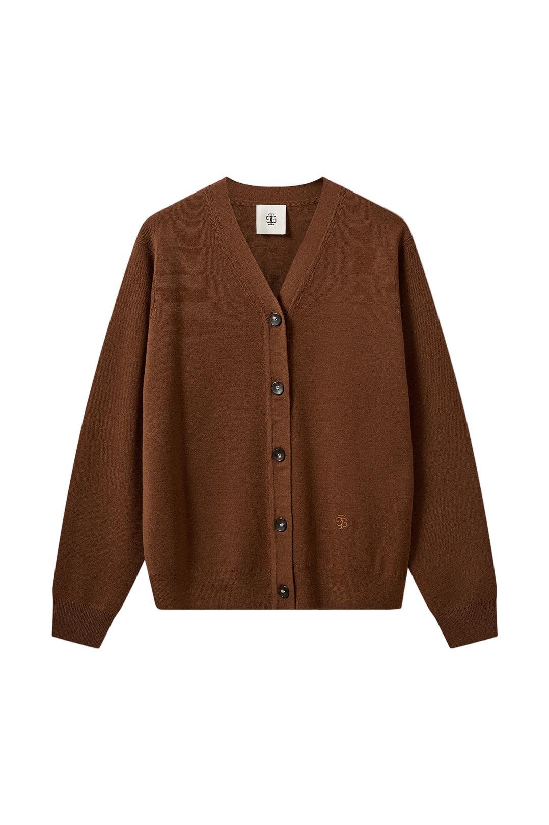 The Garment-Bergen dad cardigan cinnamon-dgallerystore