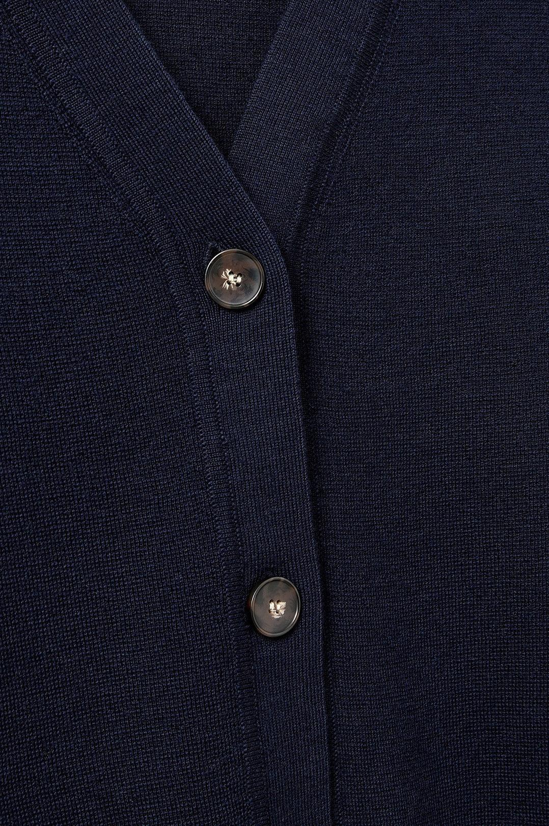 The Garment-Bergen dad cardigan navy-dgallerystore