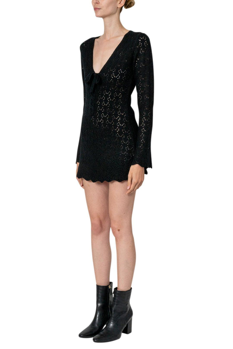 The Garment-Canada Crochet Short Dress-dgallerystore