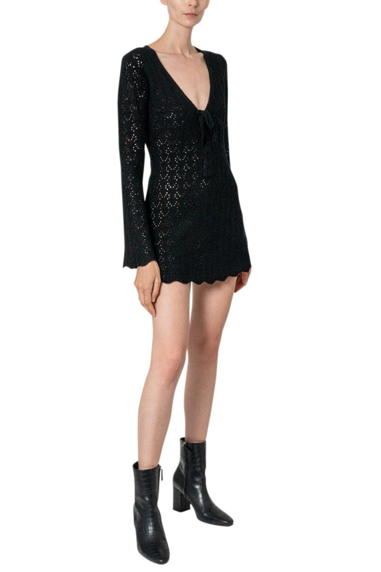 The Garment-Canada Crochet Short Dress-dgallerystore