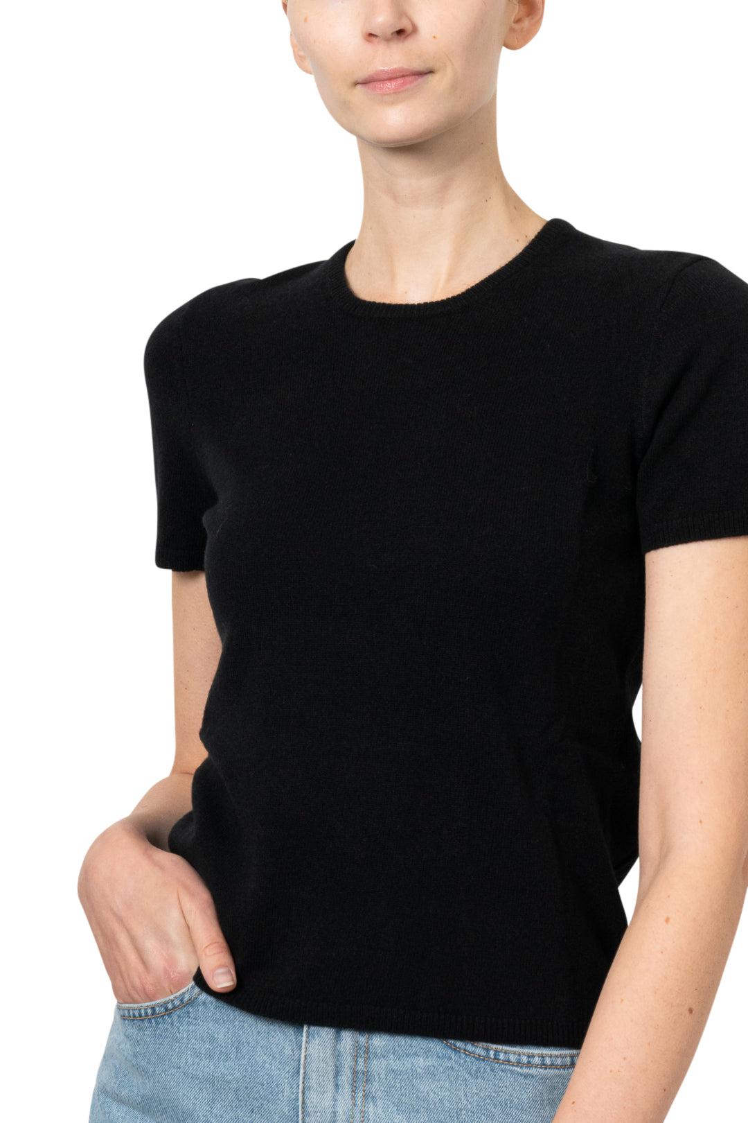 The Garment-Como Knit Tee Black-dgallerystore