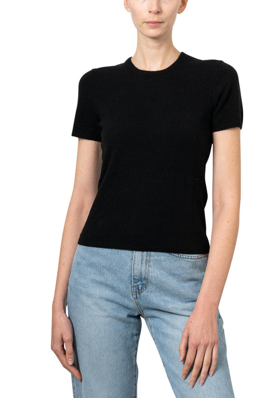 The Garment-Como Knit Tee Black-dgallerystore