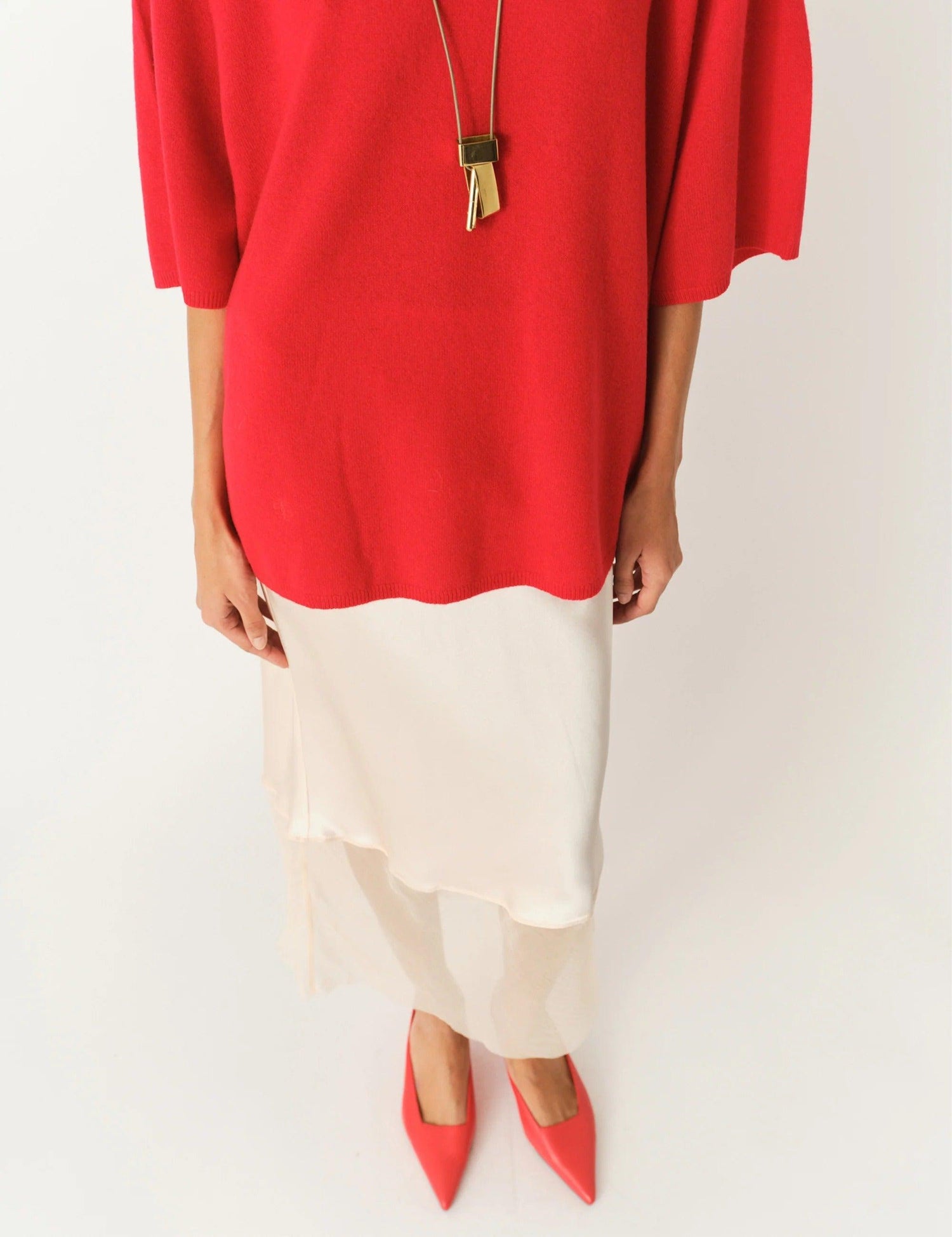 The Garment-Como Oversized Tee Red-dgallerystore