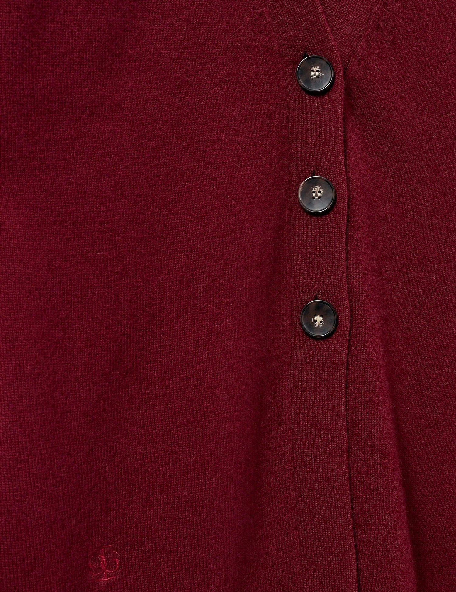 The Garment-Como Sleeve Cardigan Burgundy-dgallerystore