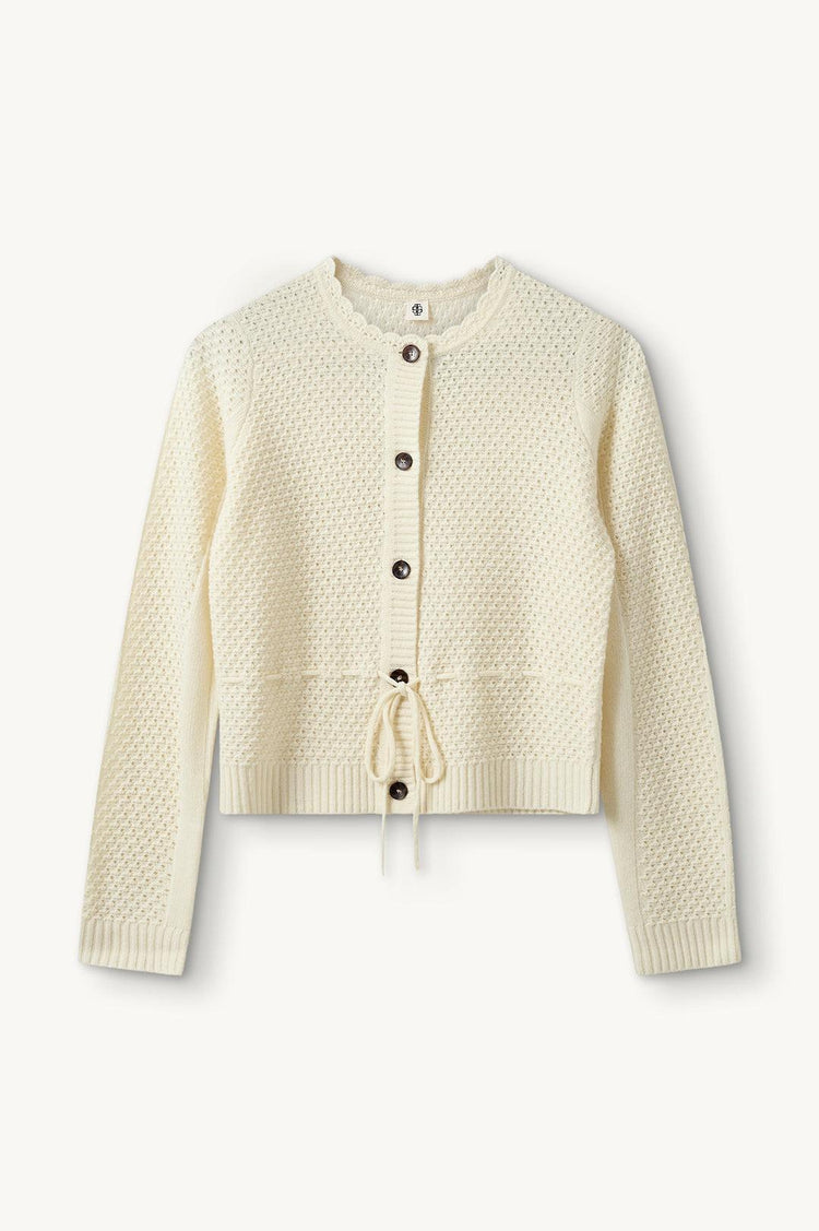 The Garment-Como Belted Cardigan Cream-dgallerystore