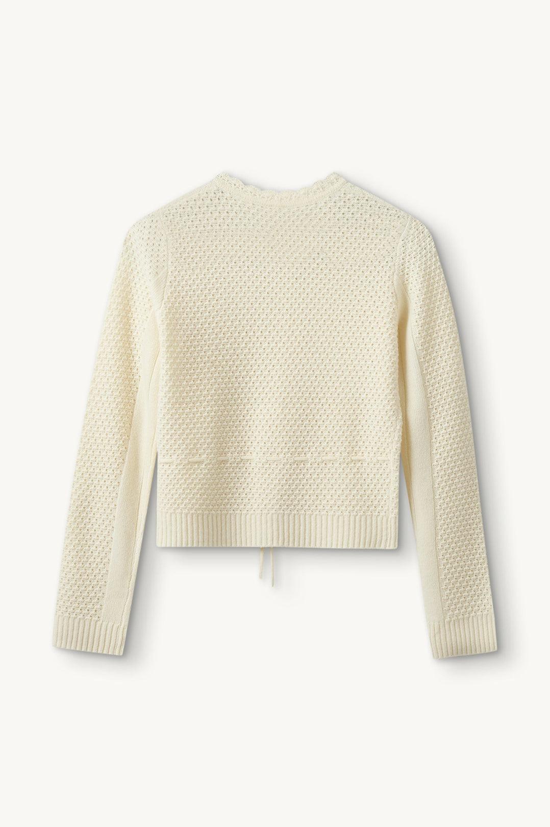The Garment-Como Belted Cardigan Cream-dgallerystore
