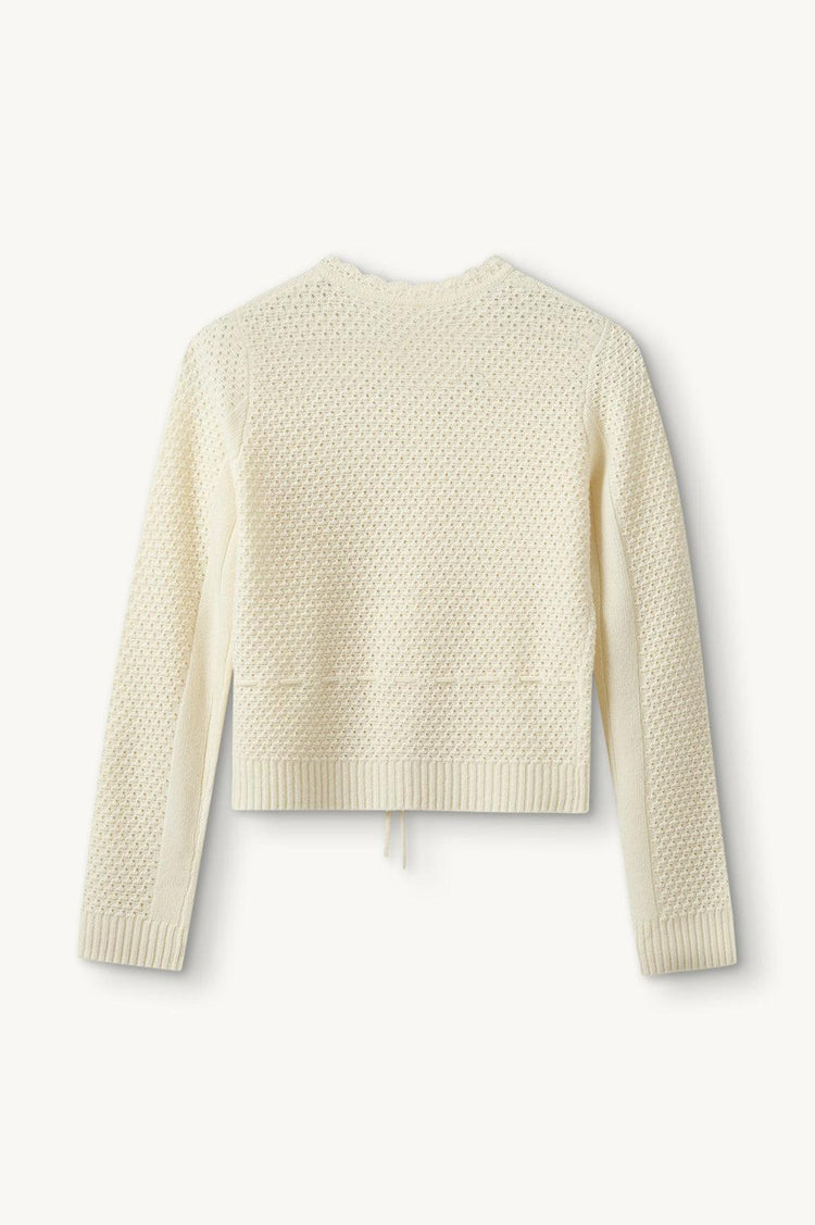 The Garment-Como Belted Cardigan Cream-dgallerystore