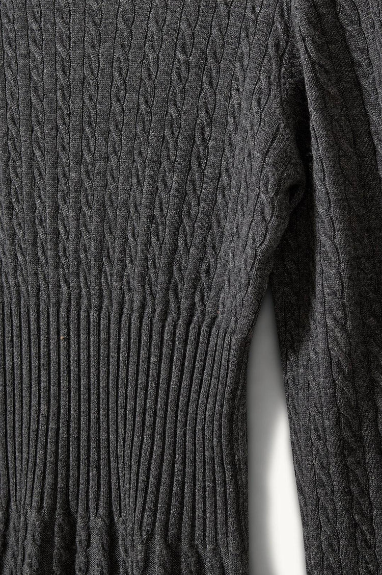 The Garment-Como cute dress grey melange-dgallerystore