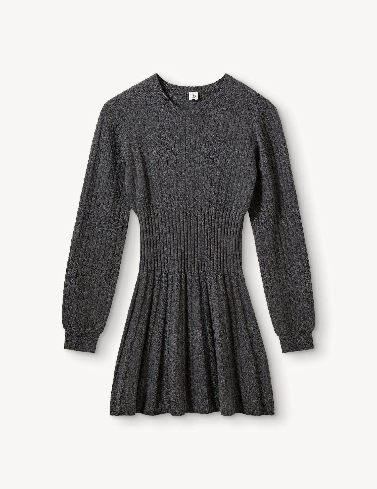 The Garment-Como cute dress grey melange-dgallerystore