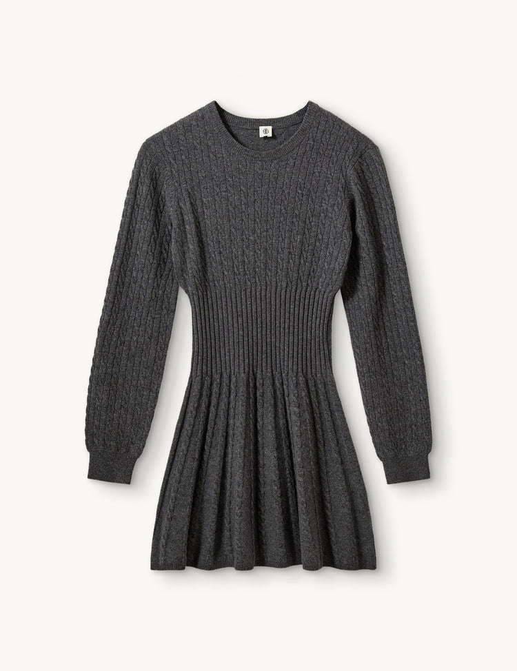 The Garment-Como cute dress grey melange-dgallerystore