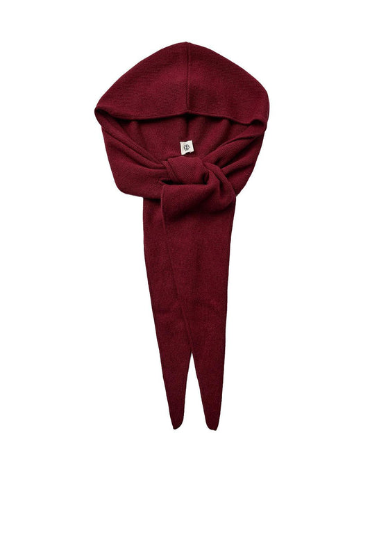 The Garment-Como hood scarf merlot-dgallerystore