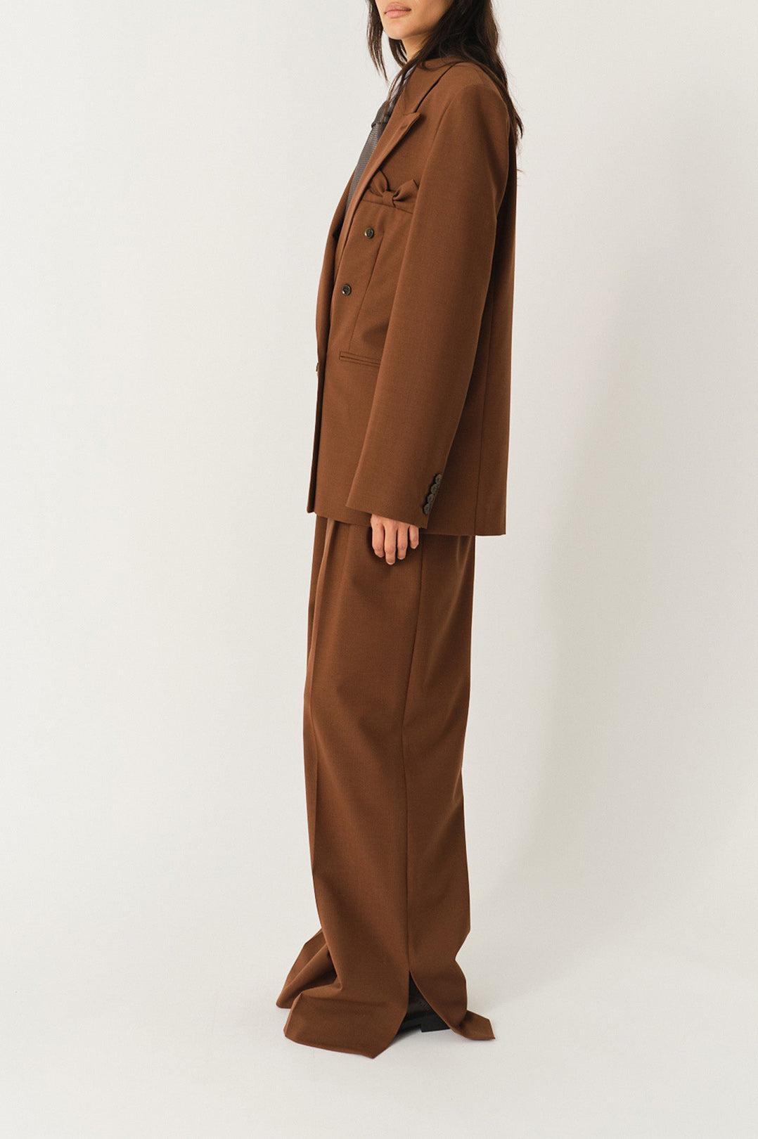 The Garment-Grand Blazer Brown-dgallerystore