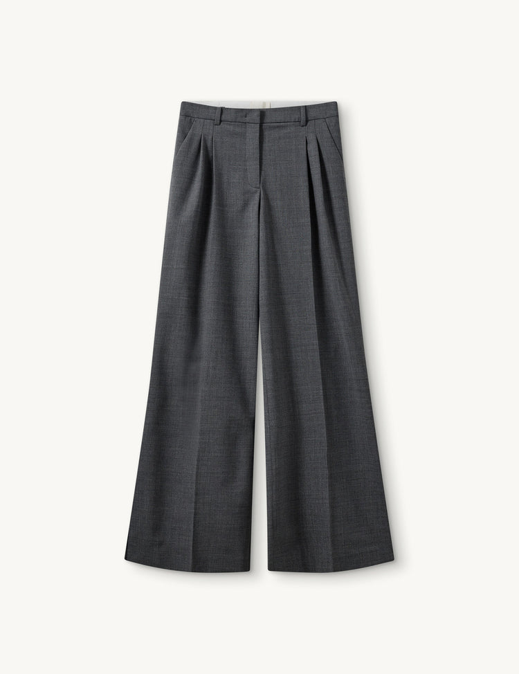 The Garment-Grand Pants Grey Melange-dgallerystore