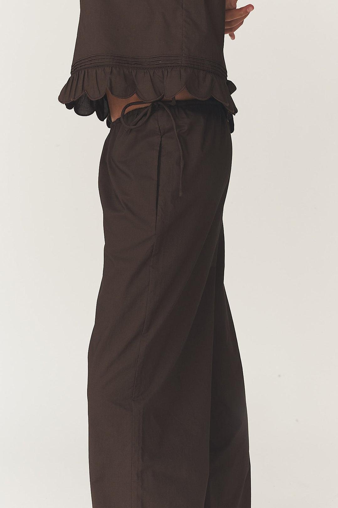 The Garment-Kirsten pants chocolate-dgallerystore