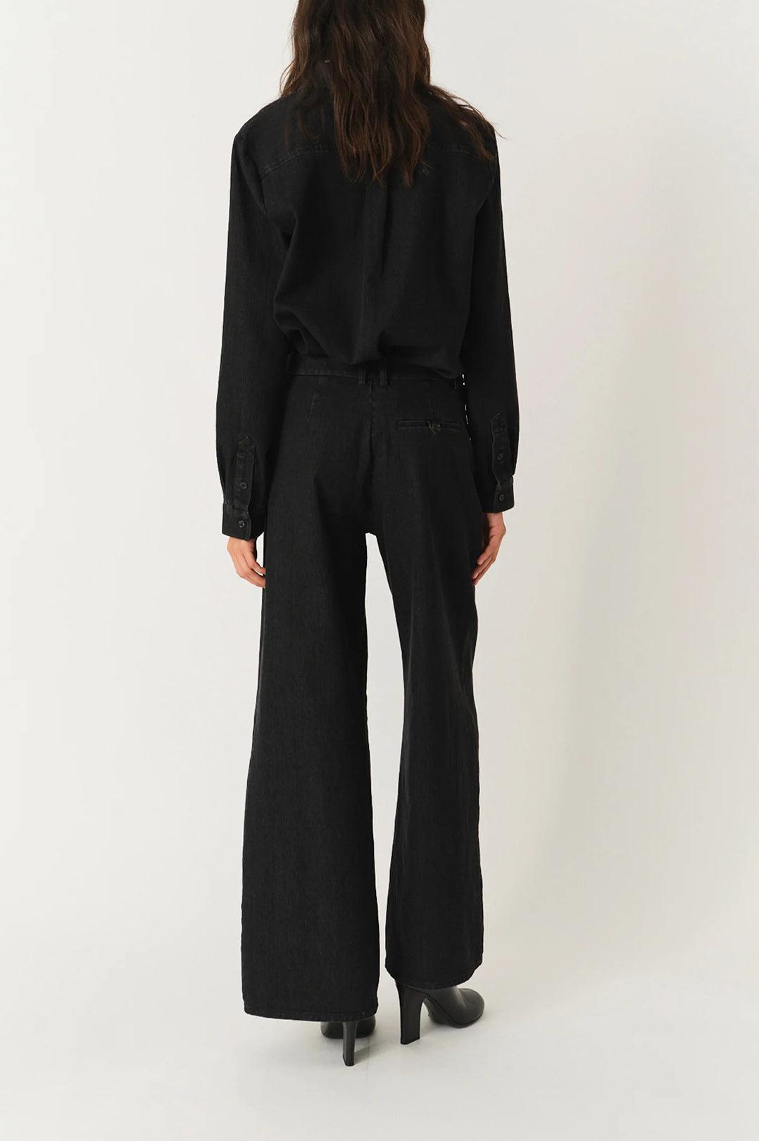 The Garment-Merci Anagram Pants Black Denim-dgallerystore