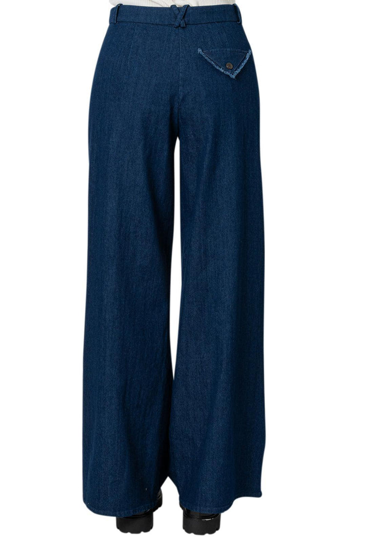 The Garment-Merci Wide Pants Dark Denim-dgallerystore