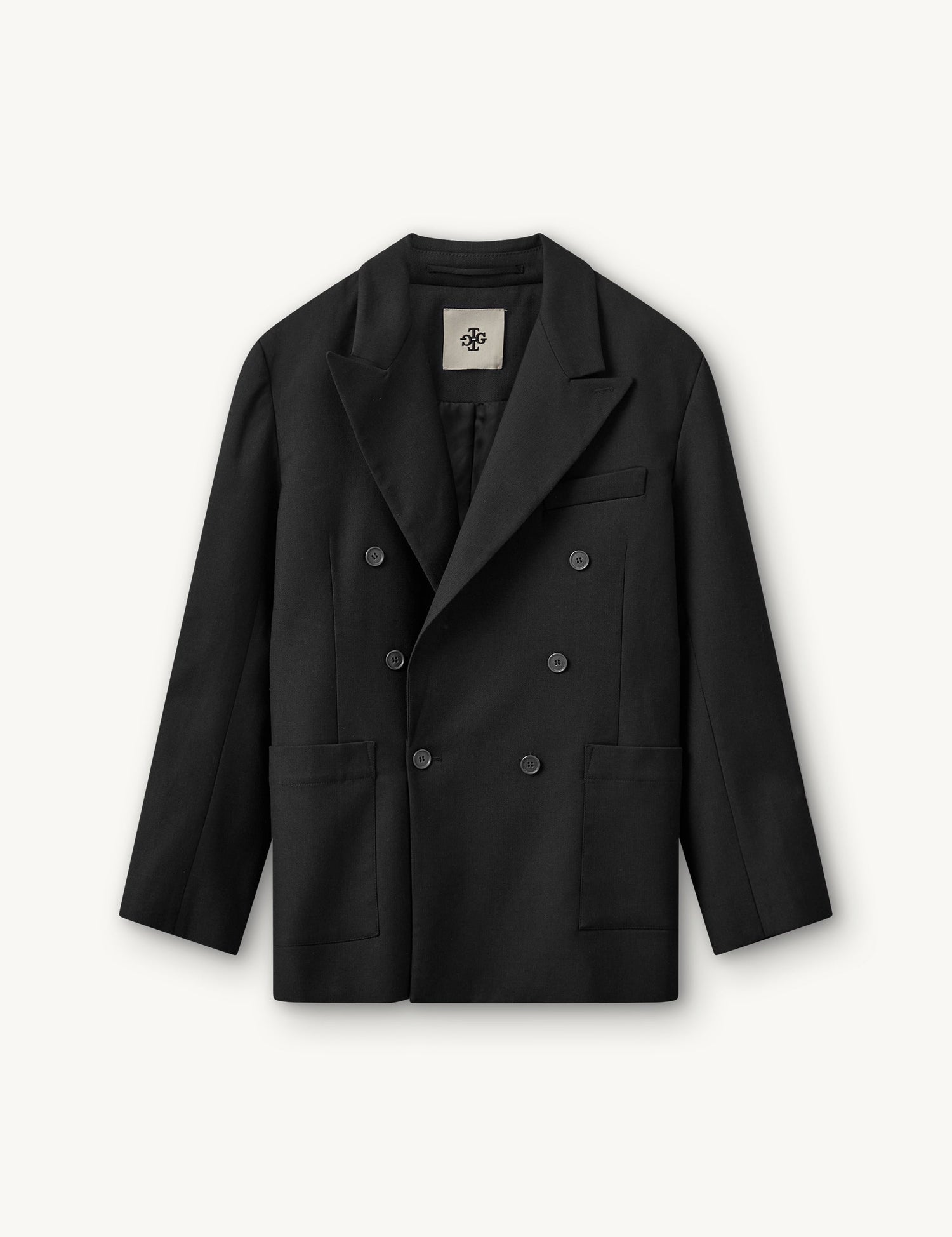 The Garment-Pluto Double Blazer Black-dgallerystore