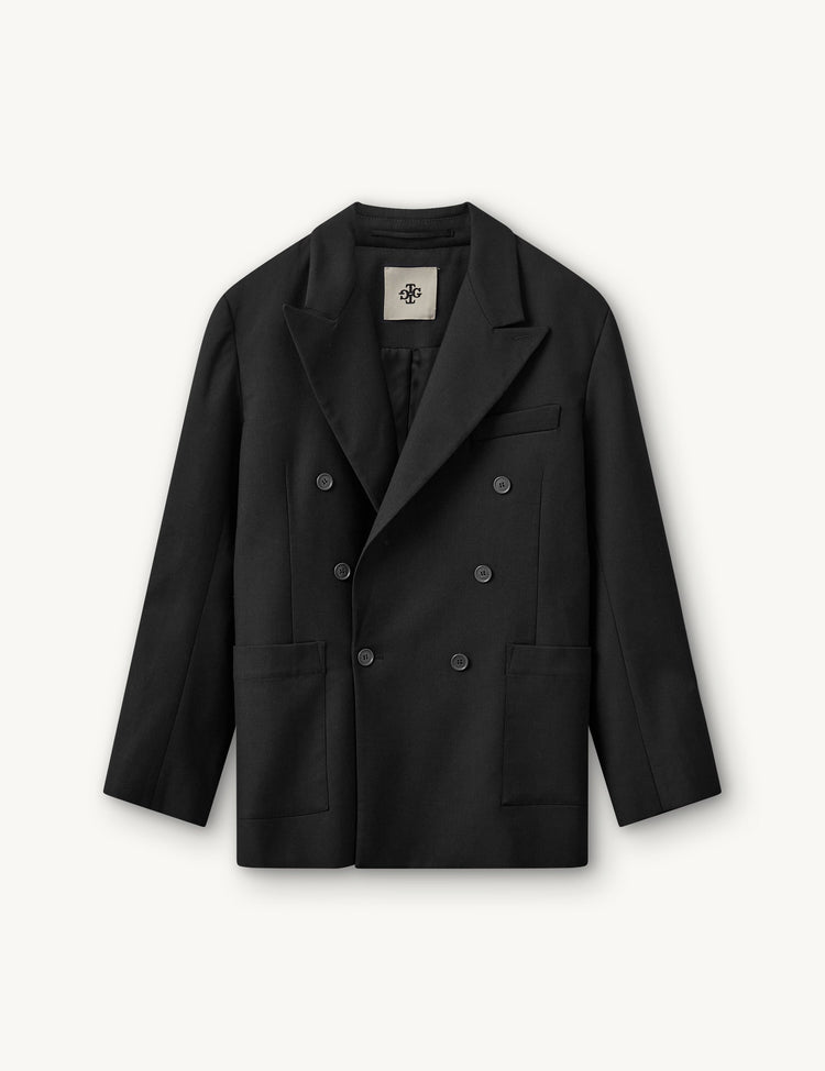 The Garment-Pluto Double Blazer Black-dgallerystore
