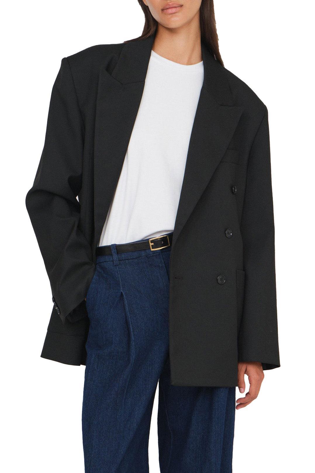 The Garment-Pluto Double Blazer Black-dgallerystore