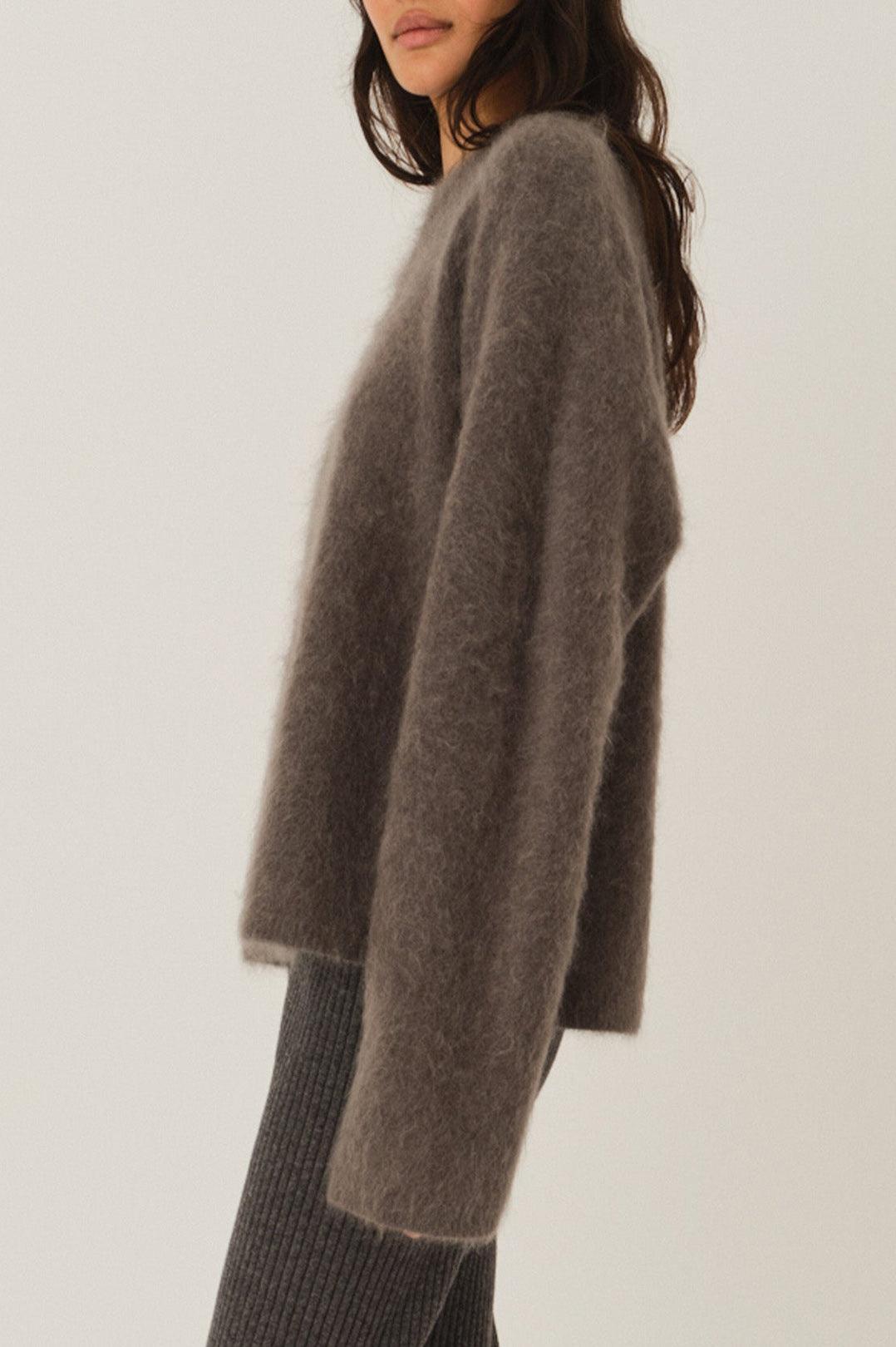 The Garment-Roma boyfriend sweater grey melange-dgallerystore