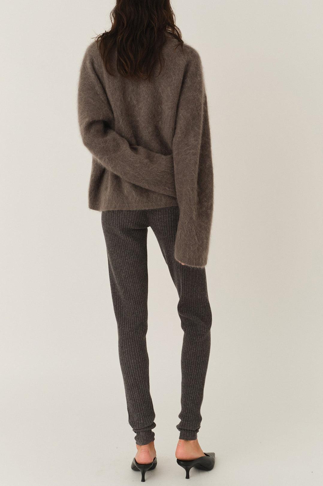 The Garment-Roma boyfriend sweater grey melange-dgallerystore
