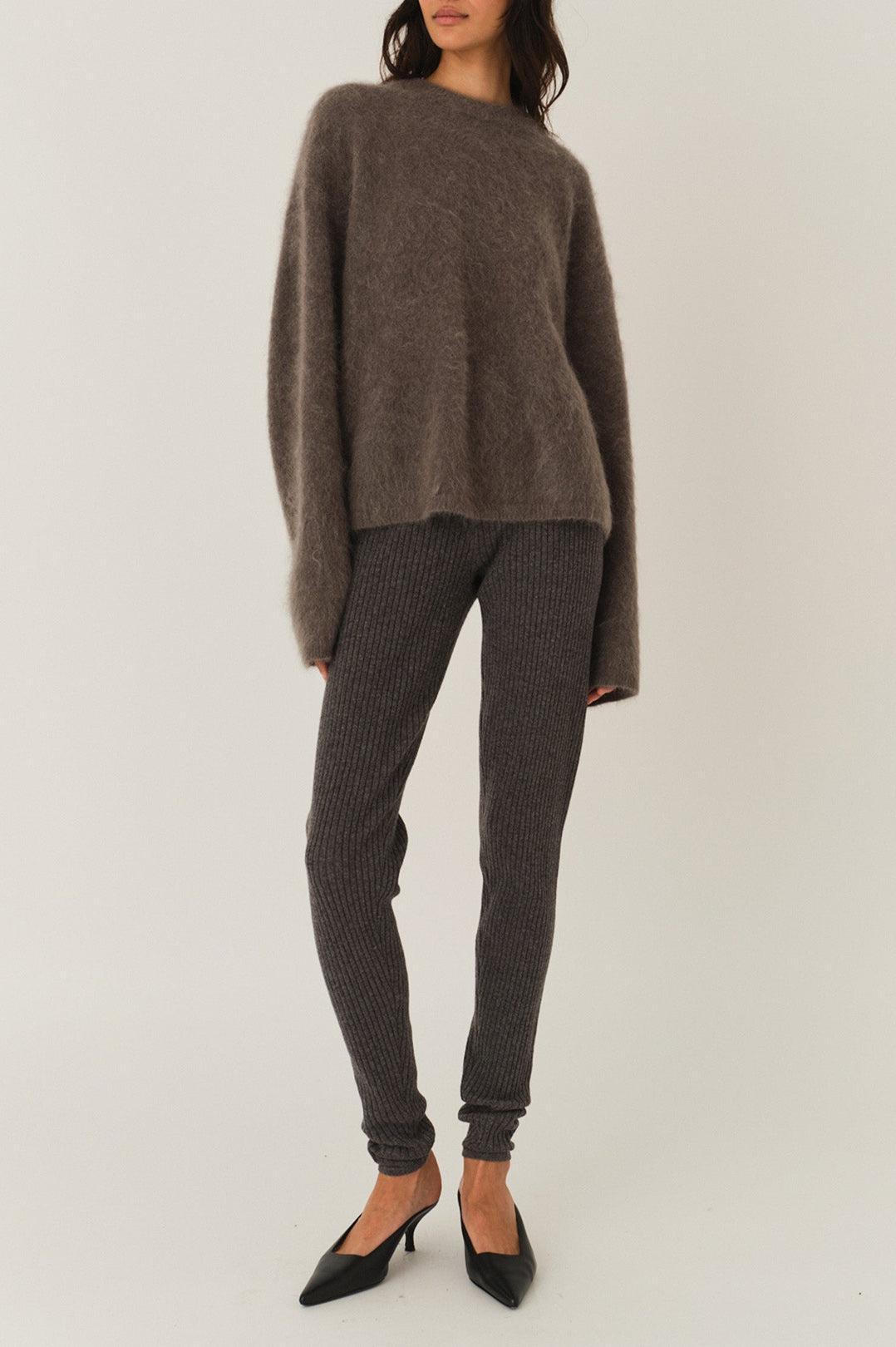 The Garment-Roma boyfriend sweater grey melange-dgallerystore