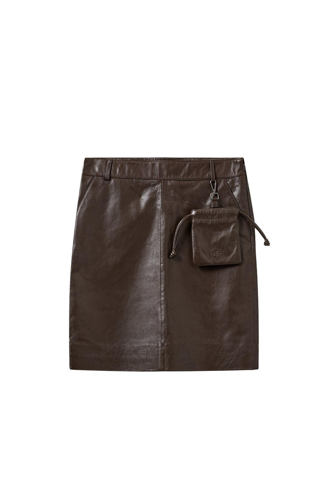 The Garment-Soho skirt chocolate-dgallerystore
