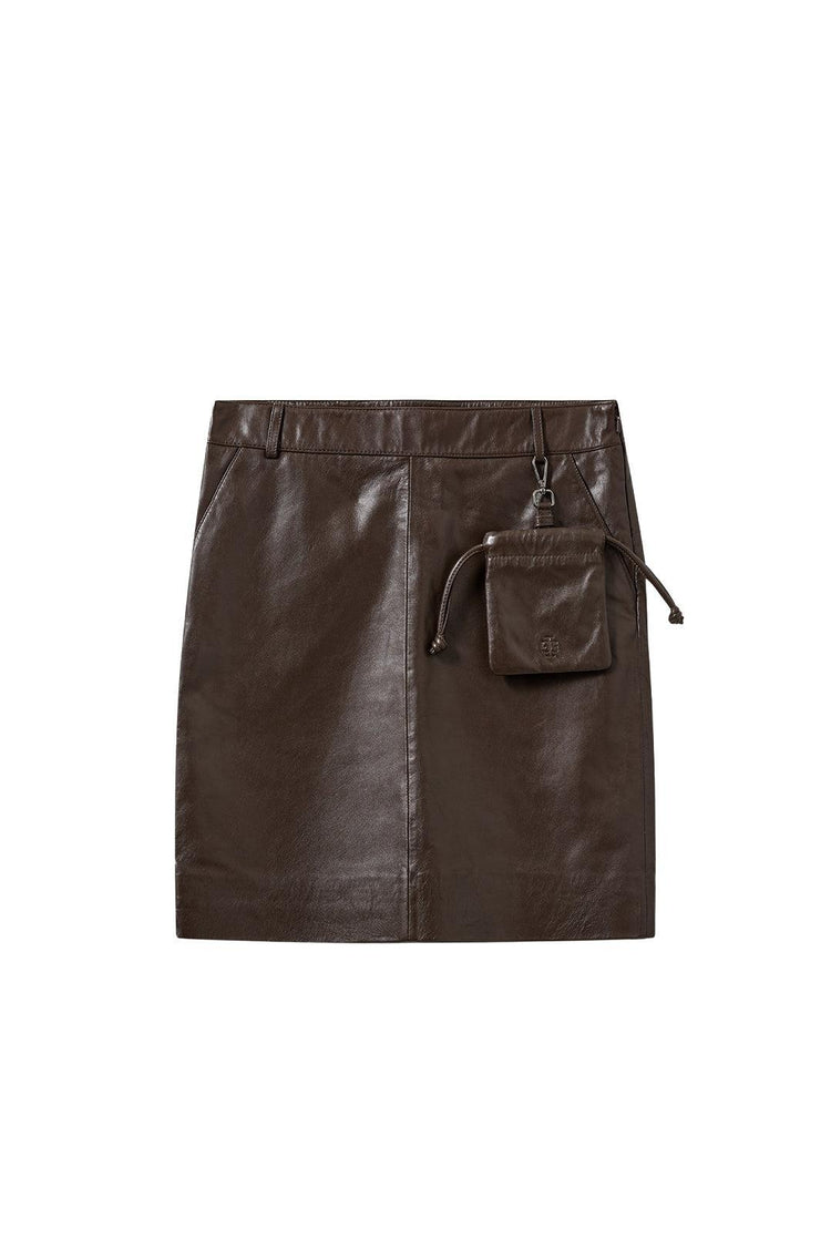 The Garment-Soho skirt chocolate-dgallerystore