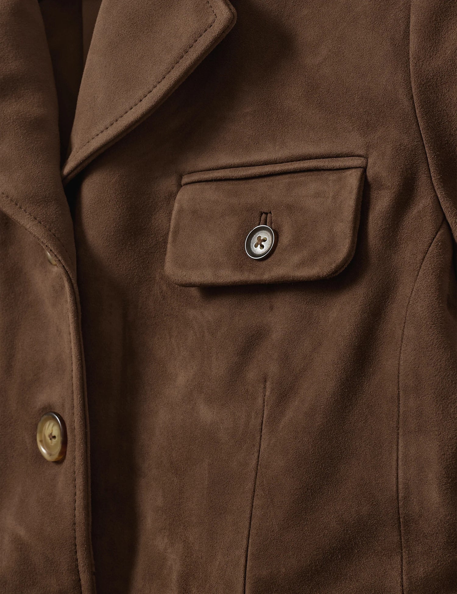 The Garment-Suede fitted jacket acorn-dgallerystore