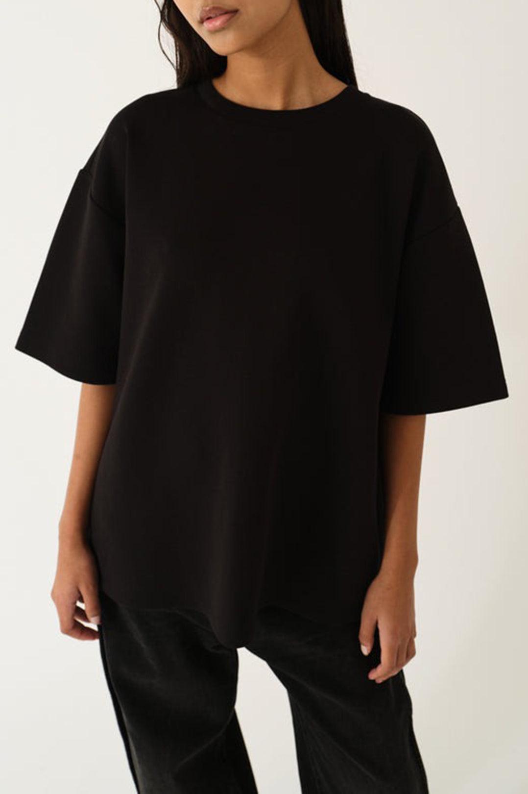 The Garment-TG Bow Tee Black-dgallerystore