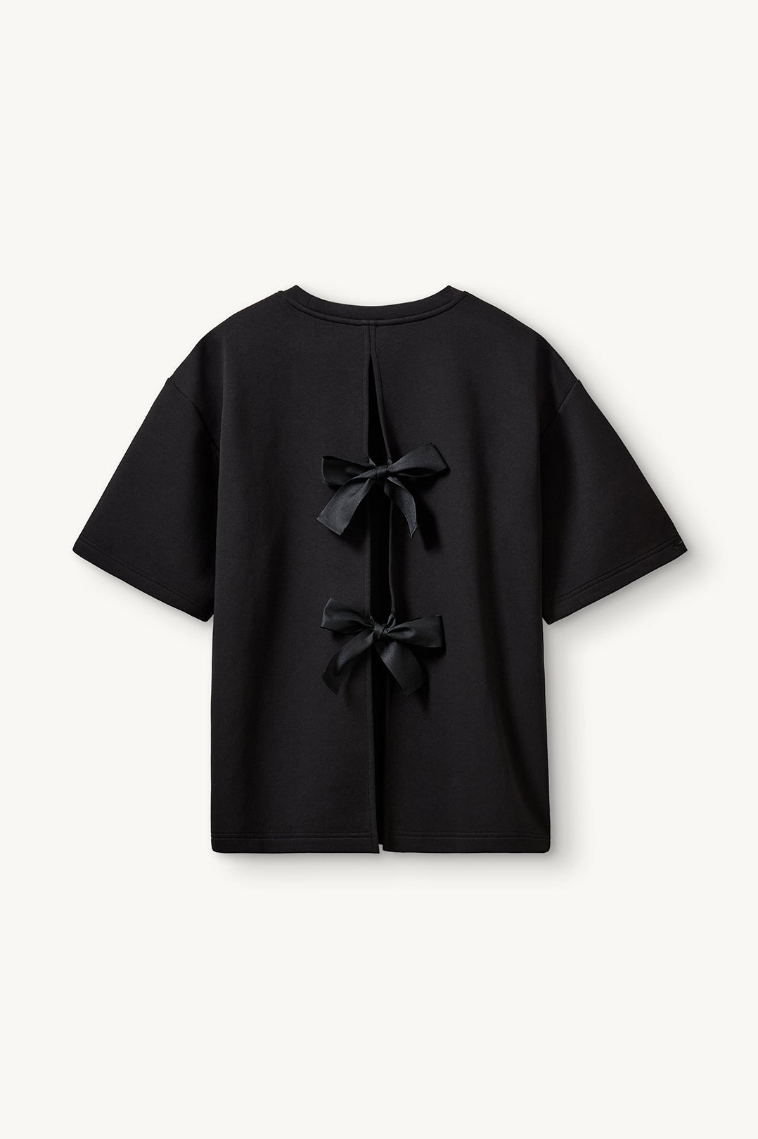 The Garment-TG Bow Tee Black-dgallerystore