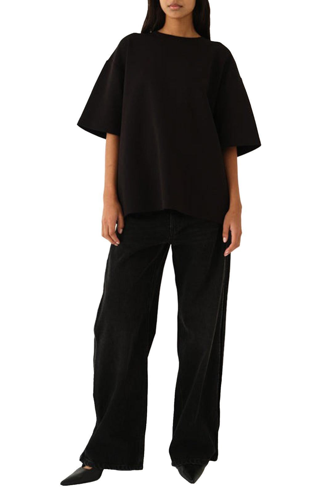 The Garment-TG Bow Tee Black-dgallerystore