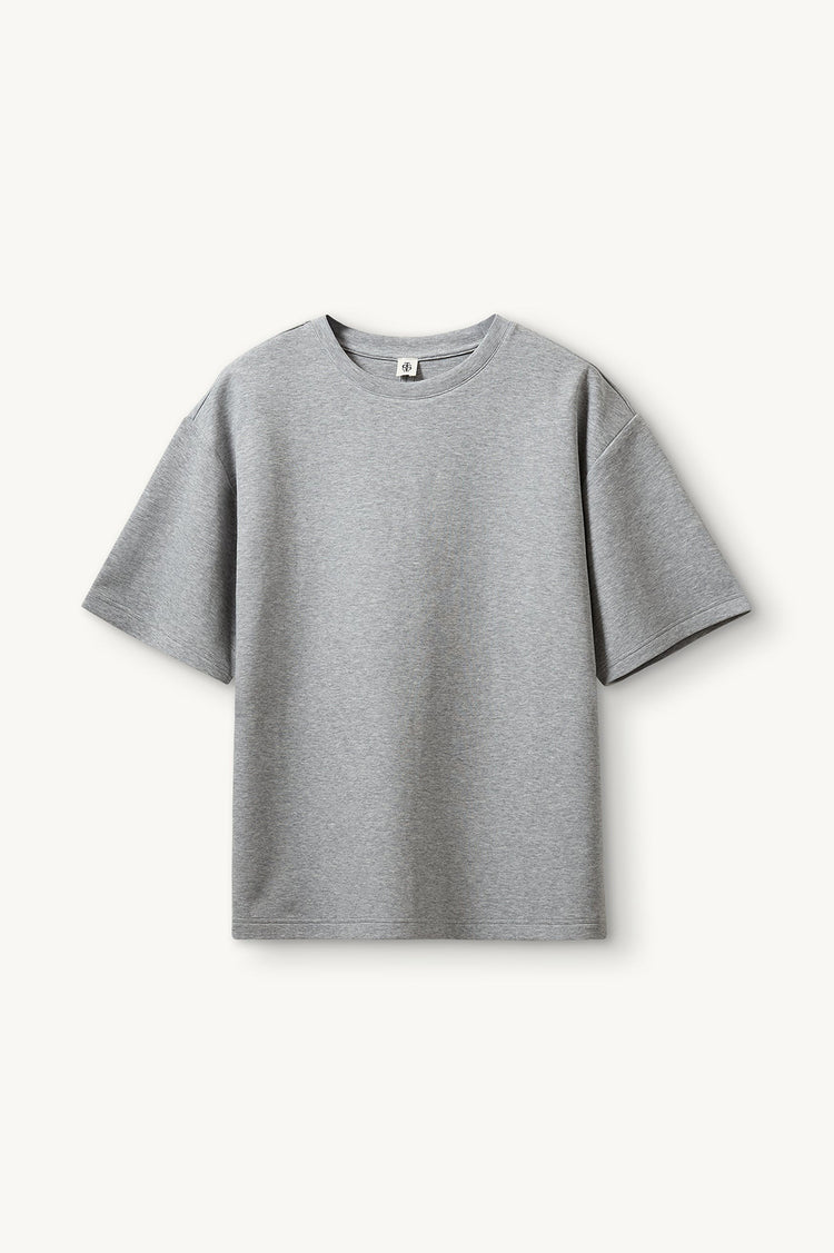 The Garment-TG Bow Tee Grey Melange-dgallerystore