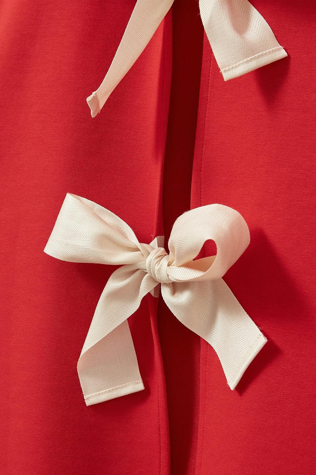 The Garment-Tg bow tee red-dgallerystore
