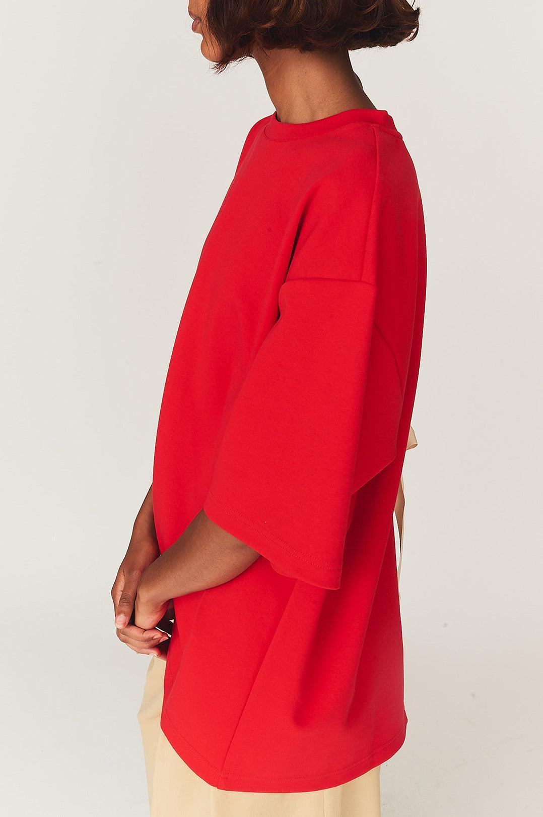 The Garment-Tg bow tee red-dgallerystore