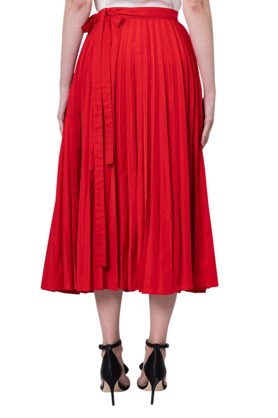 Valentino-PLEATED SKIRT-RB3RB2Y53Q3 - 598-dgallerystore