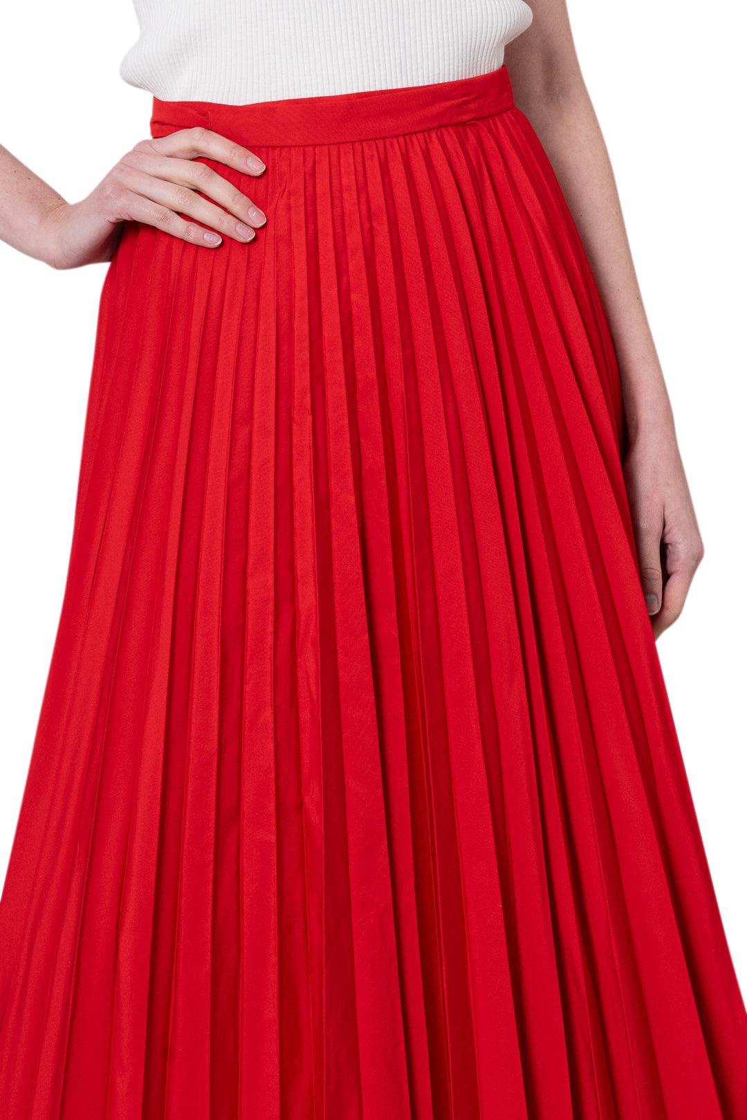 Valentino-PLEATED SKIRT-RB3RB2Y53Q3 - 598-dgallerystore