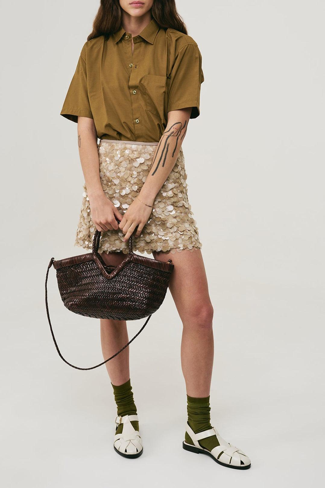 Vipera-Monet chocolate handbag-dgallerystore