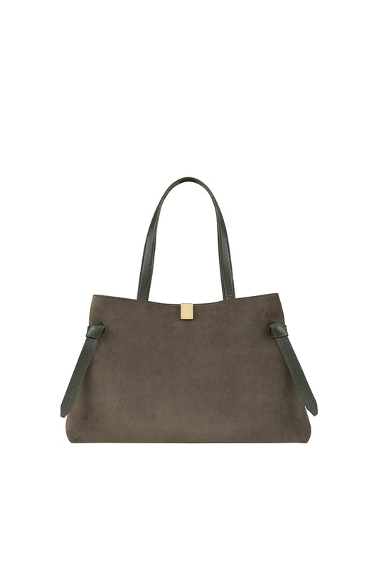 Yuzefi-Gyoza tote Agave Suede-dgallerystore