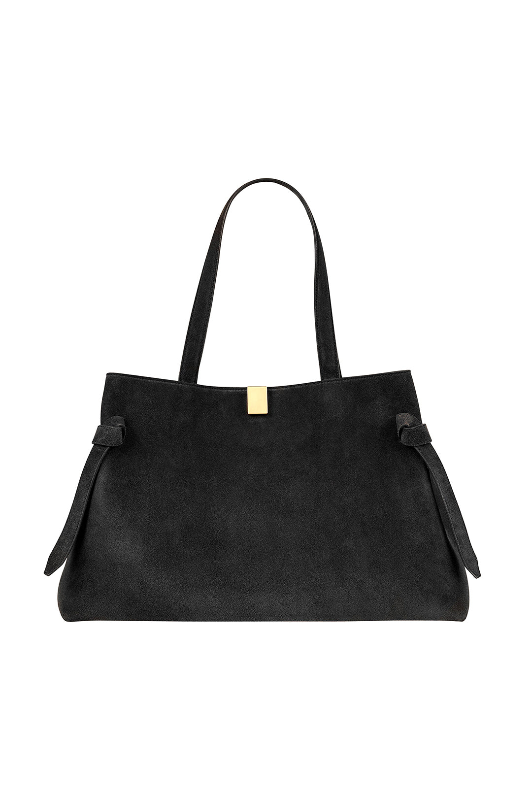 Yuzefi-Gyoza tote black suede-dgallerystore