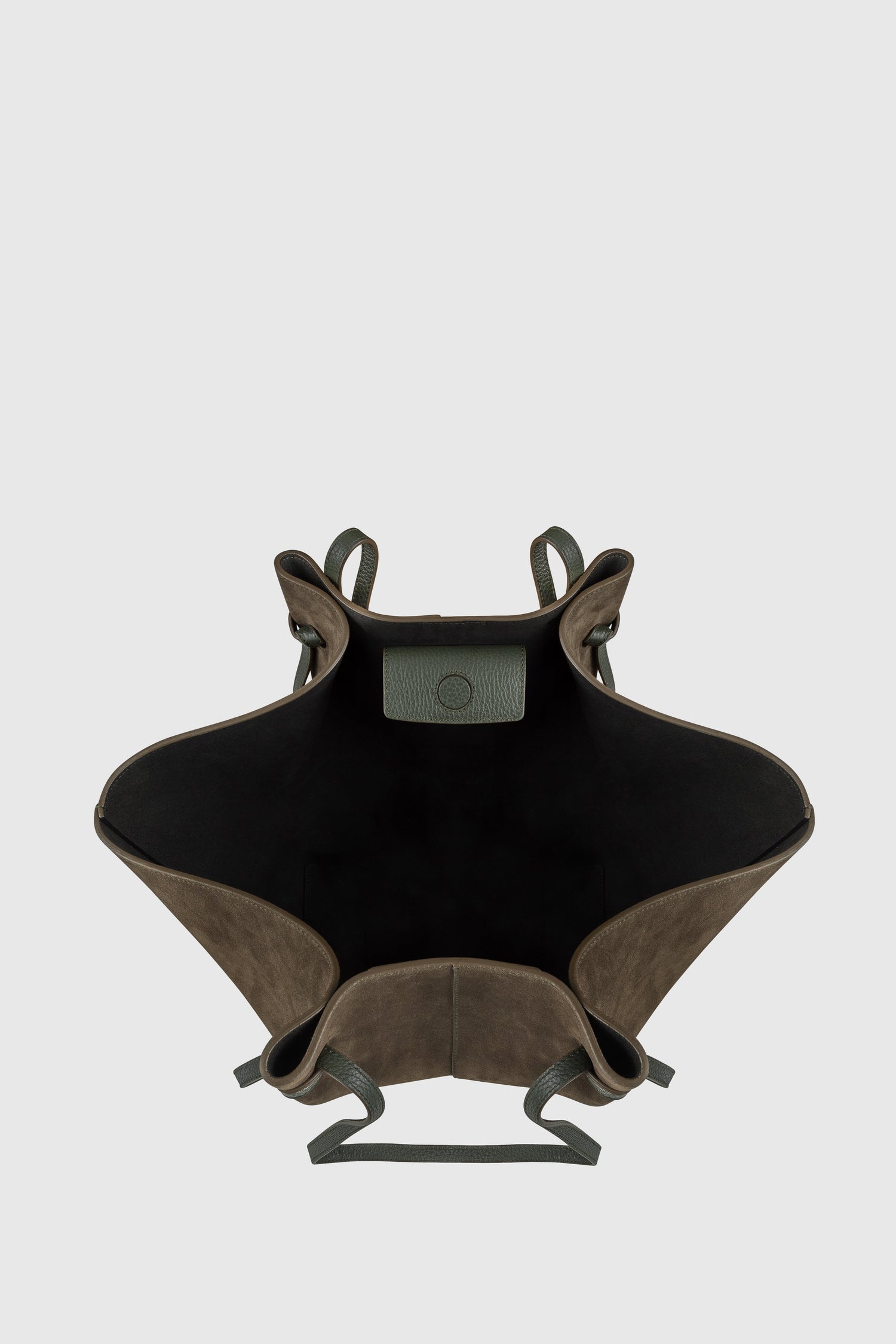 Yuzefi-Large mochi agave suede-dgallerystore