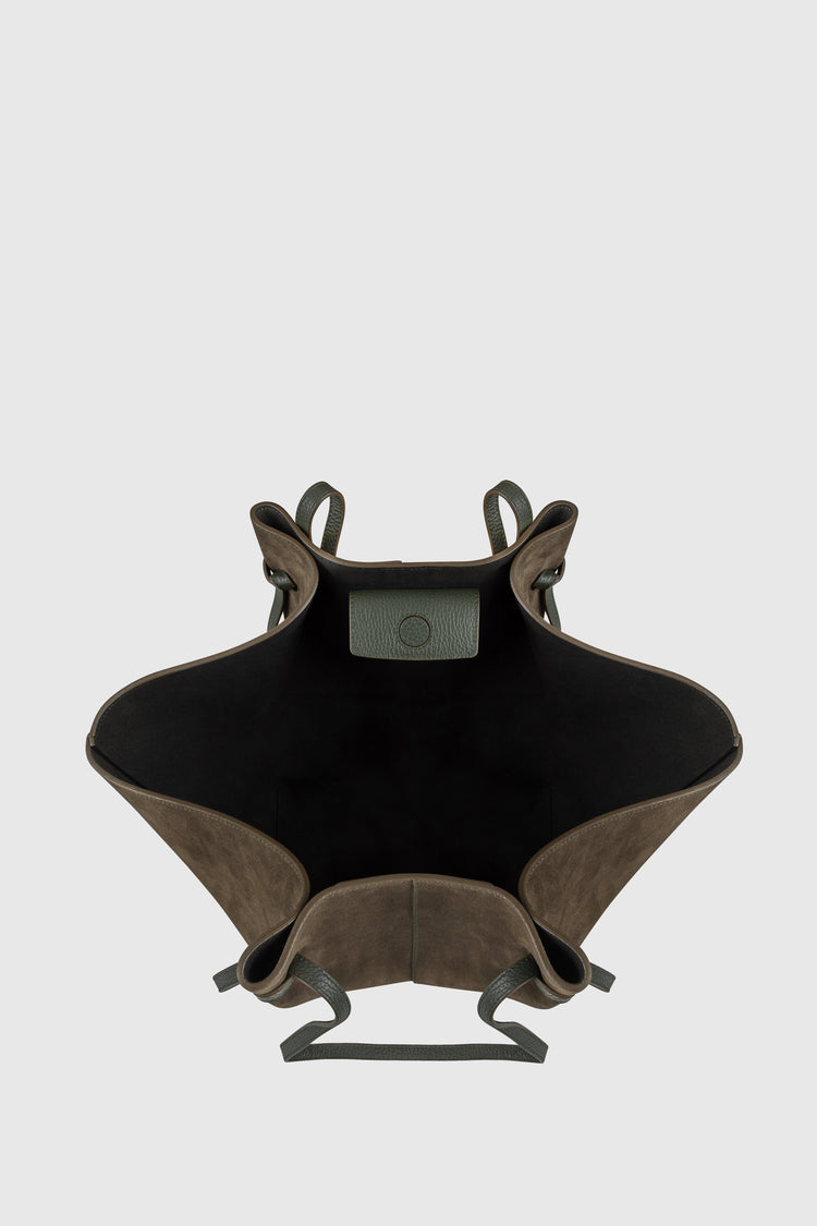 Yuzefi-Large mochi agave suede-dgallerystore