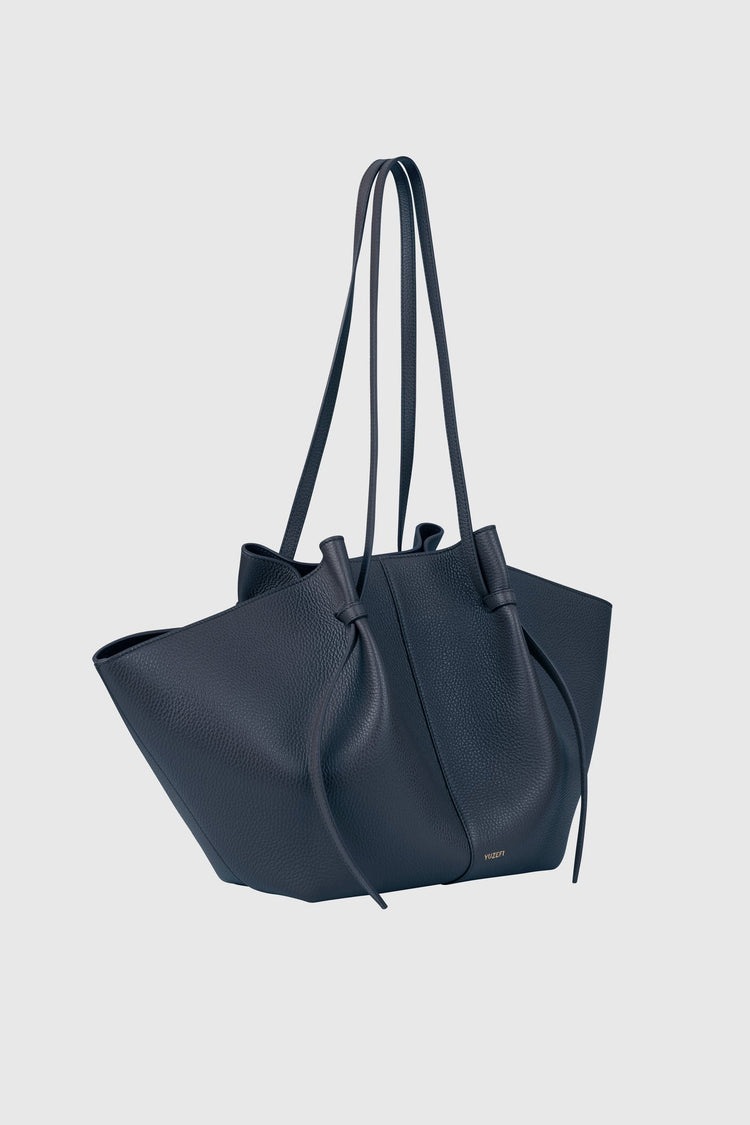 Yuzefi-Large mochi midnight pebble grained leather-dgallerystore