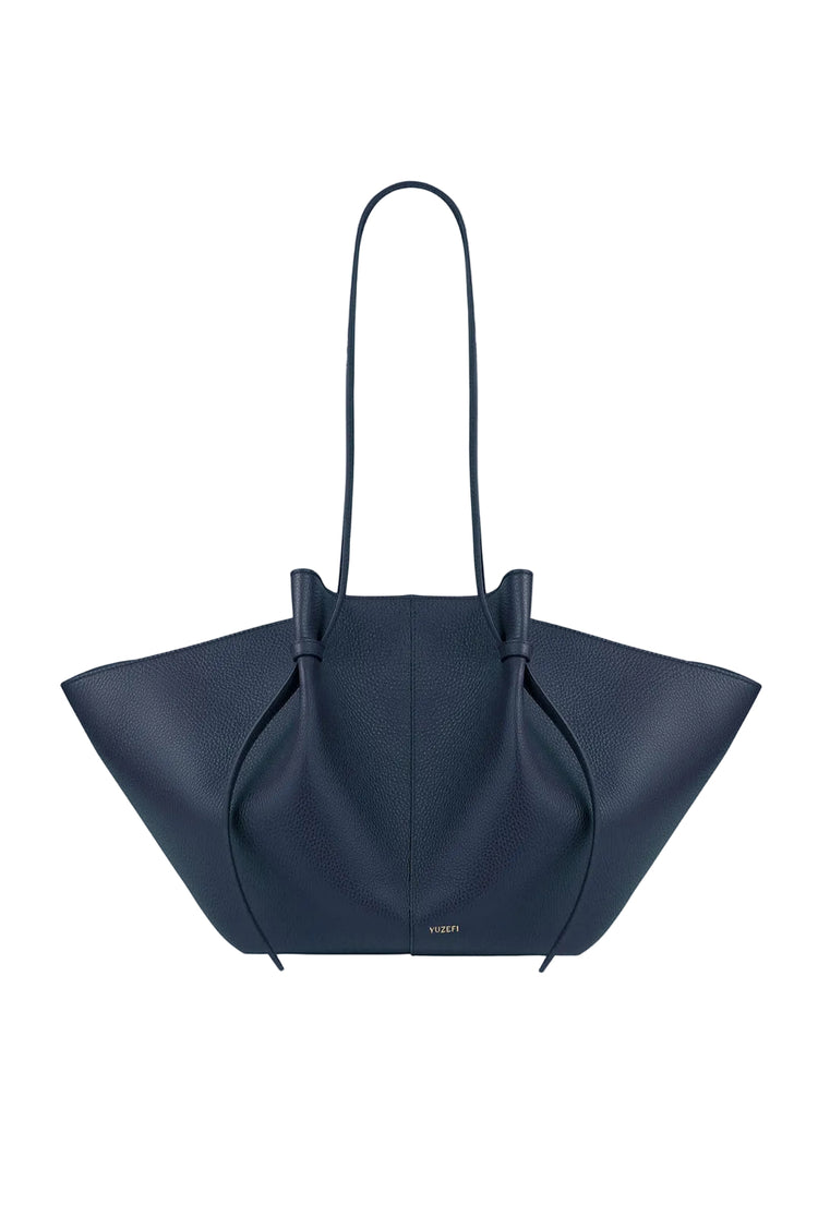 Yuzefi-Large mochi midnight pebble grained leather-dgallerystore