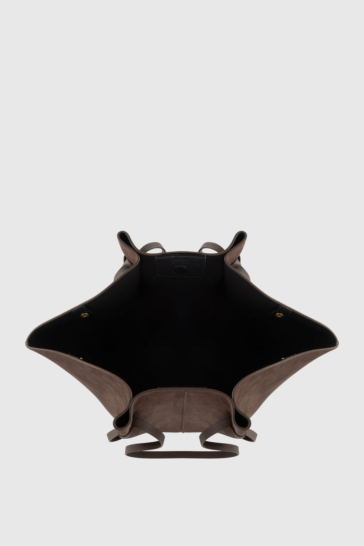 Yuzefi-Large mochi nutmeg suede-dgallerystore