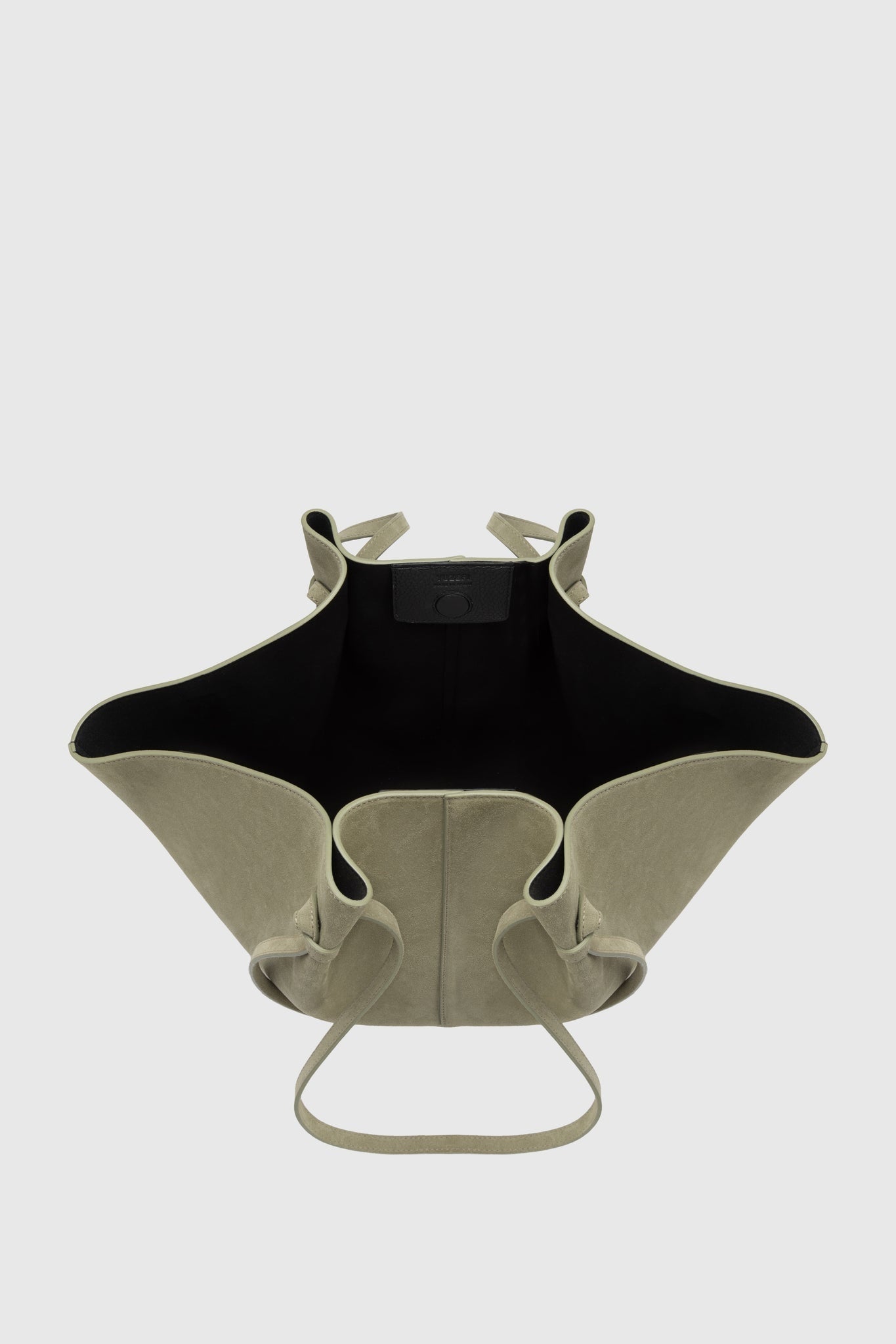 Yuzefi-Large mochi olive suede-dgallerystore